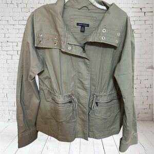 Tommy Hilfiger Bomber Military Style Jacket NWOT Size L